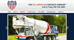 Desktop Screenshot of americanconcrete.org