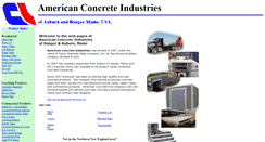 Desktop Screenshot of americanconcrete.com