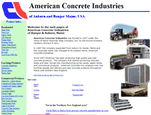 Tablet Screenshot of americanconcrete.com